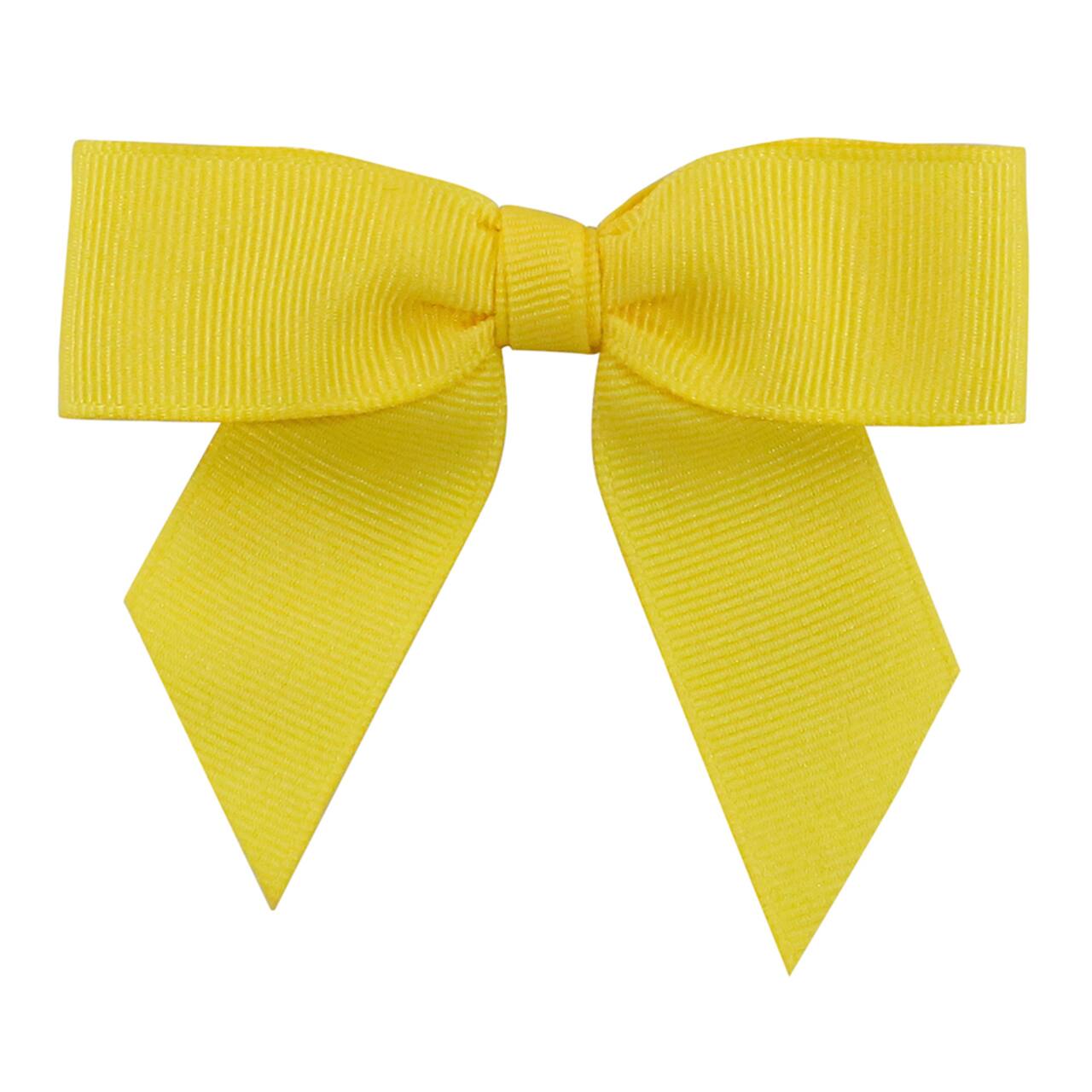 JAM Paper 7/8" Grosgrain Twist Tie Bows, 100ct.